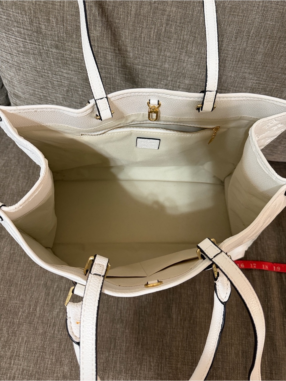 Large white tote bag - Picture 3 of 4